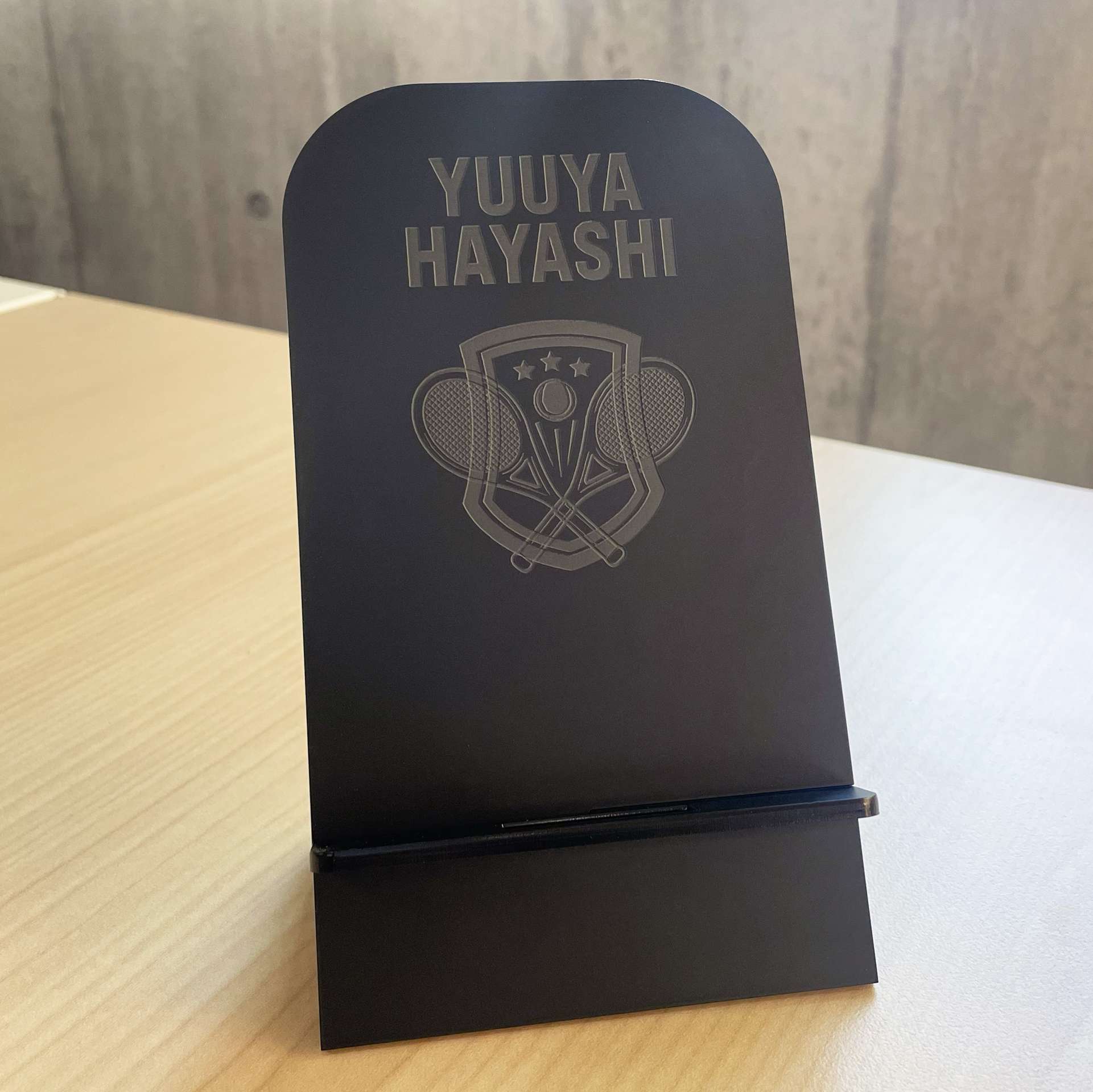 アクリルスマホスタンド黒